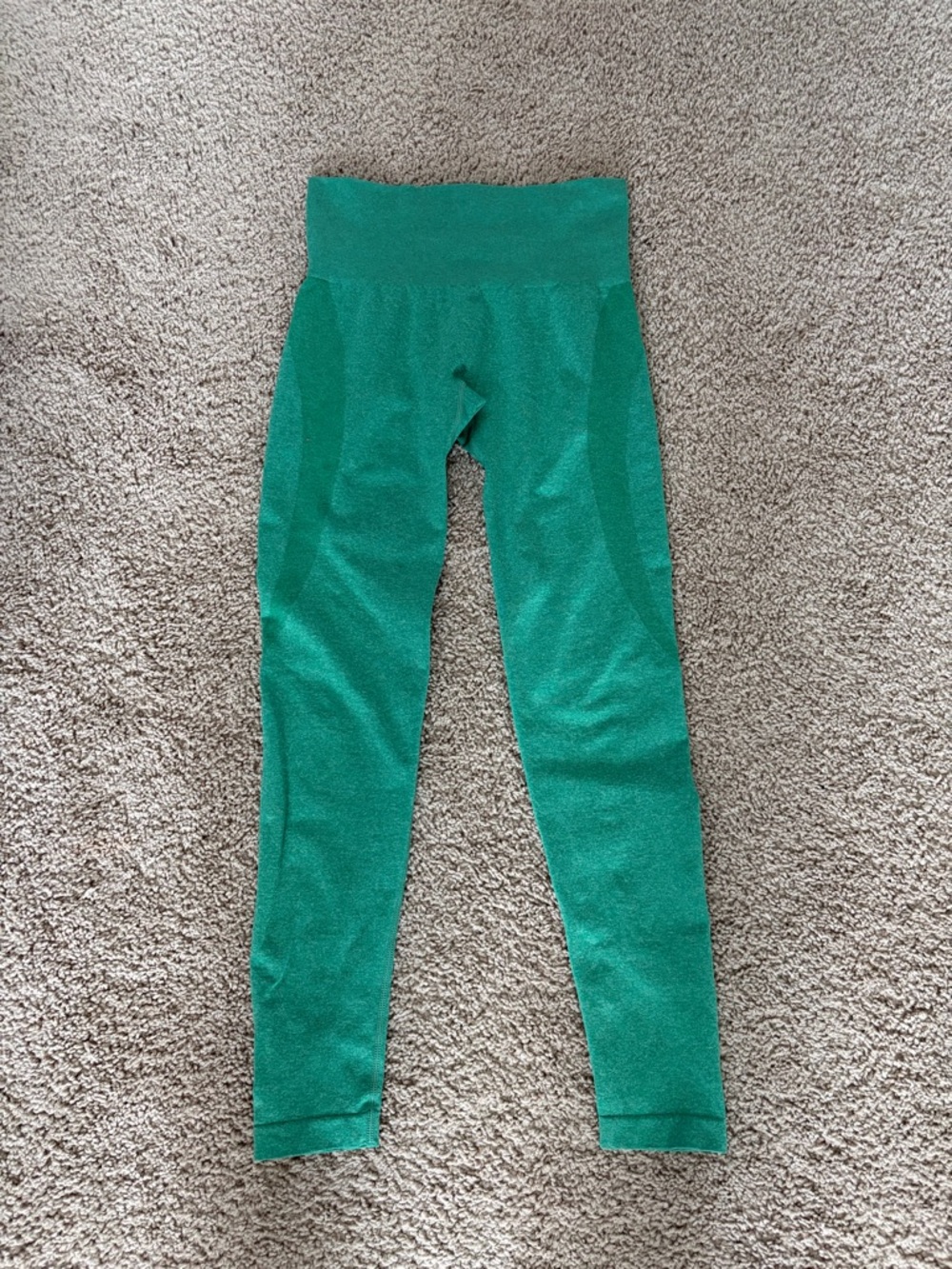 NVGTN Green High-Waist Seamless Leggings